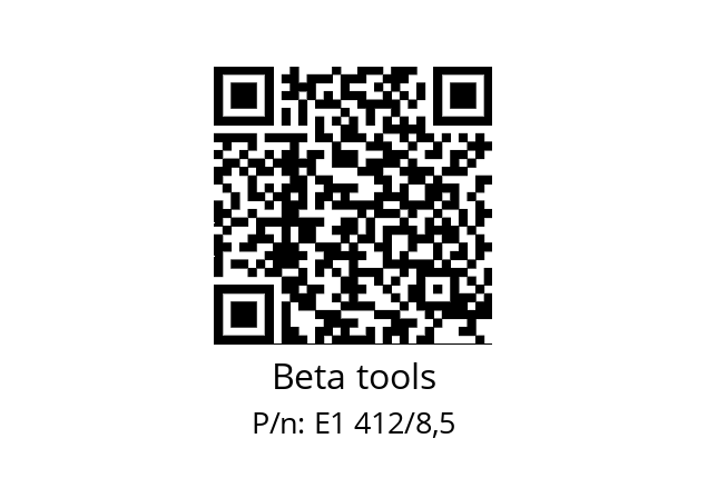   Beta tools E1 412/8,5