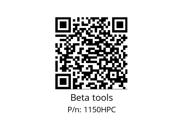   Beta tools 1150HPC