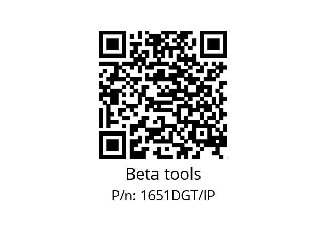   Beta tools 1651DGT/IP