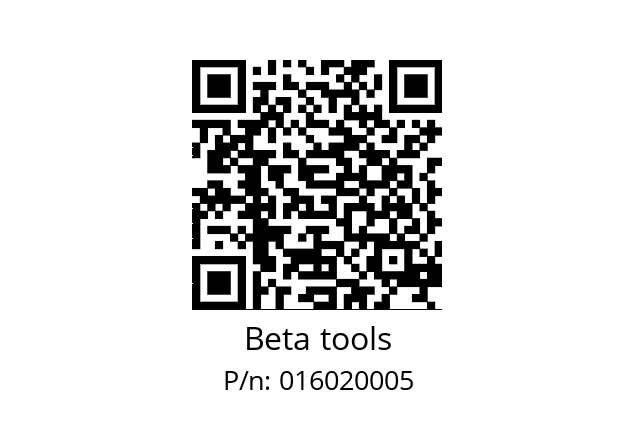   Beta tools 016020005