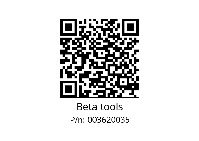   Beta tools 003620035