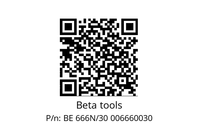   Beta tools BE 666N/30 006660030