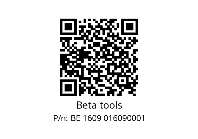   Beta tools BE 1609 016090001