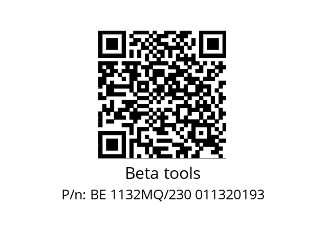   Beta tools BE 1132MQ/230 011320193