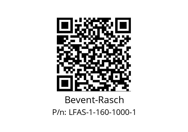   Bevent-Rasch LFAS-1-160-1000-1