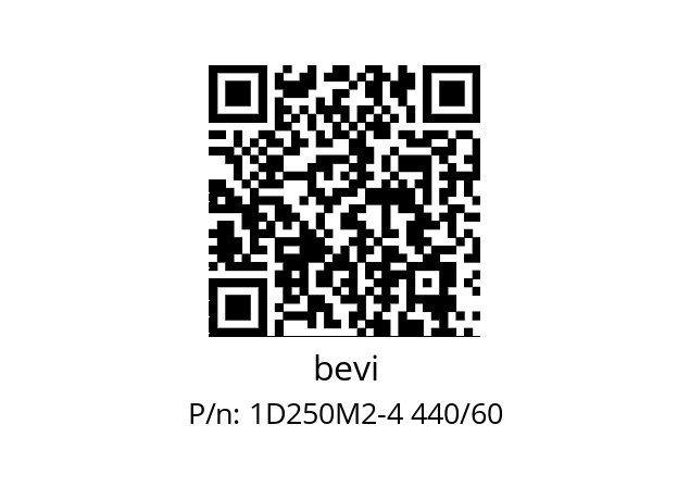   bevi 1D250M2-4 440/60