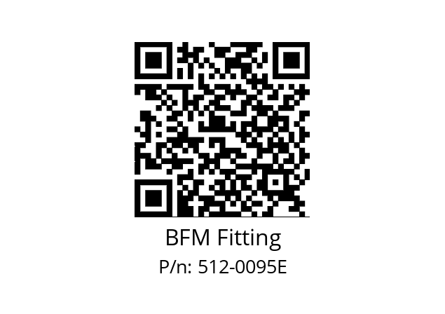   BFM Fitting 512-0095E