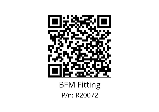   BFM Fitting R20072