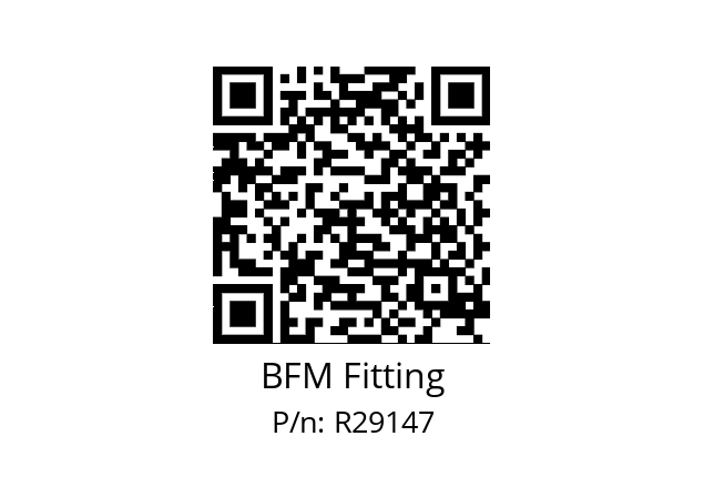   BFM Fitting R29147