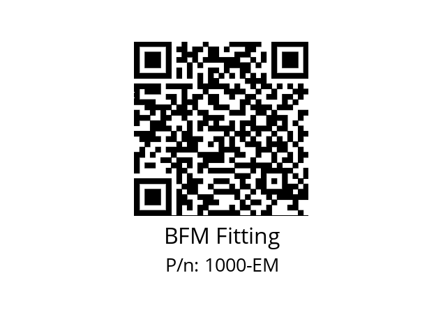   BFM Fitting 1000-EM