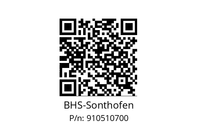   BHS-Sonthofen 910510700