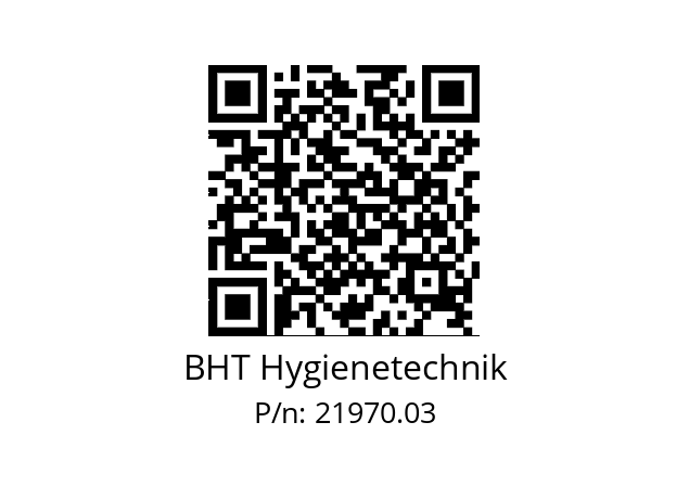   BHT Hygienetechnik 21970.03