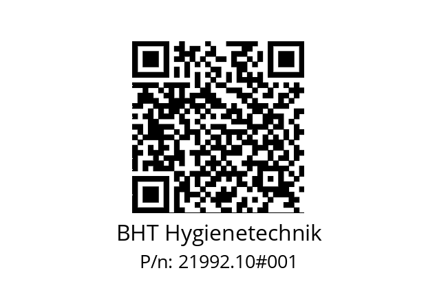   BHT Hygienetechnik 21992.10#001