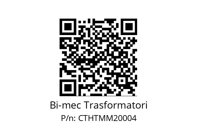   Bi-mec Trasformatori CTHTMM20004