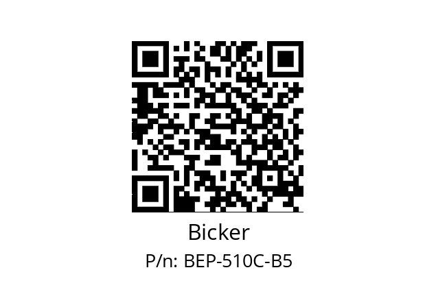   Bicker BEP-510C-B5