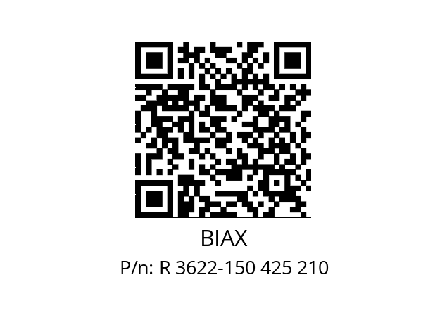   BIAX R 3622-150 425 210