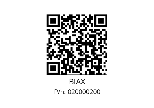   BIAX 020000200