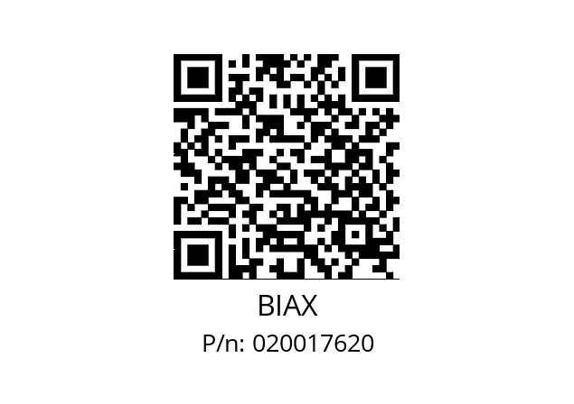   BIAX 020017620