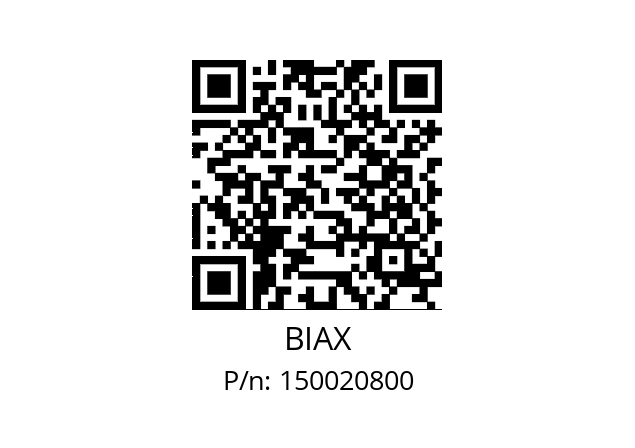   BIAX 150020800