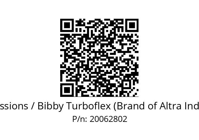   Bibby Transmissions / Bibby Turboflex (Brand of Altra Industrial Motion) 20062802