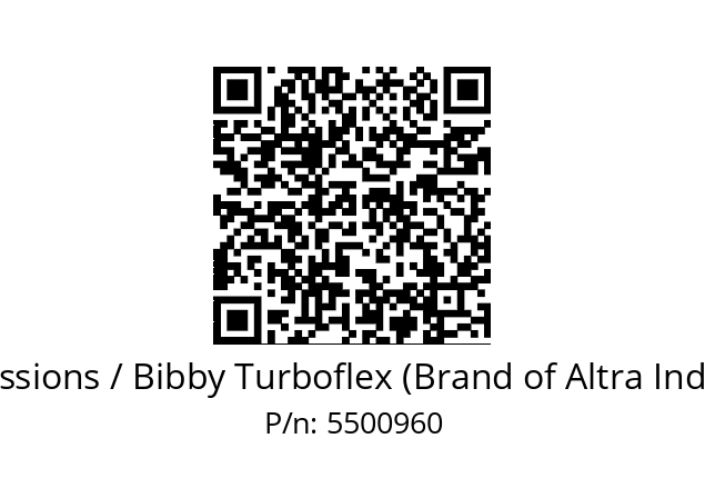  L5419/BK Bibby Transmissions / Bibby Turboflex (Brand of Altra Industrial Motion) 5500960