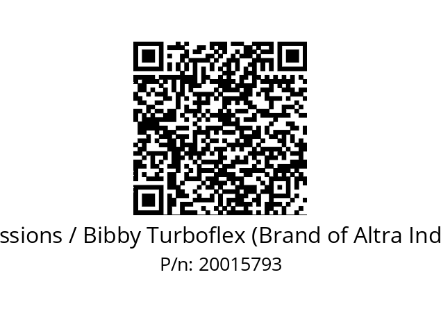   Bibby Transmissions / Bibby Turboflex (Brand of Altra Industrial Motion) 20015793