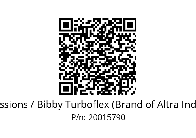   Bibby Transmissions / Bibby Turboflex (Brand of Altra Industrial Motion) 20015790