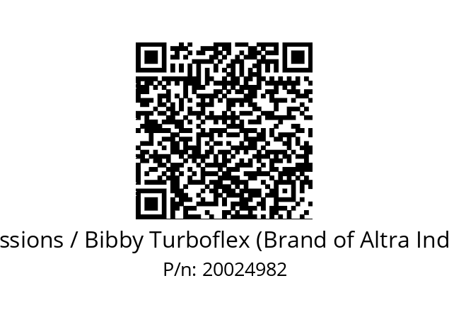   Bibby Transmissions / Bibby Turboflex (Brand of Altra Industrial Motion) 20024982