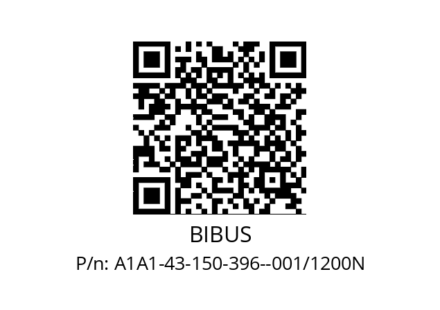   BIBUS A1A1-43-150-396--001/1200N