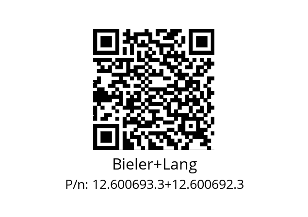   Bieler+Lang 12.600693.3+12.600692.3