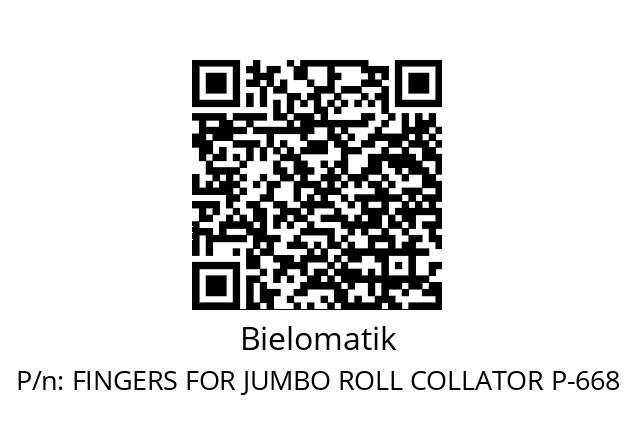   Bielomatik FINGERS FOR JUMBO ROLL COLLATOR P-668