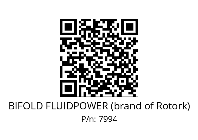  FP06P-S1-77I BIFOLD FLUIDPOWER (brand of Rotork) 7994