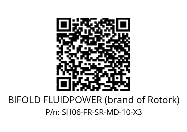   BIFOLD FLUIDPOWER (brand of Rotork) SH06-FR-SR-MD-10-X3