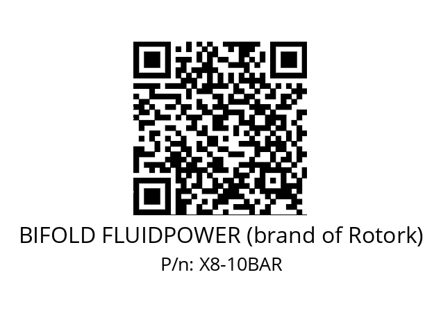   BIFOLD FLUIDPOWER (brand of Rotork) X8-10BAR