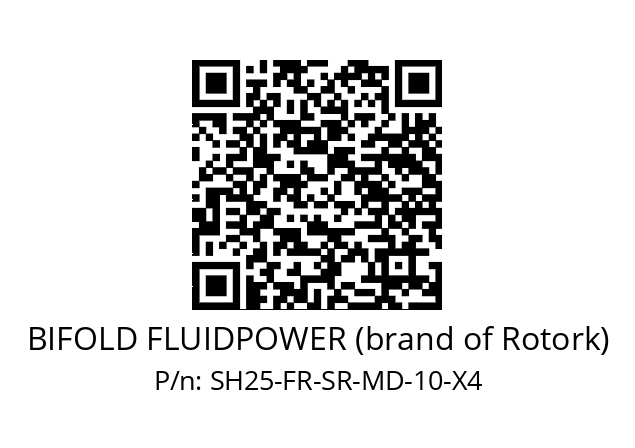   BIFOLD FLUIDPOWER (brand of Rotork) SH25-FR-SR-MD-10-X4