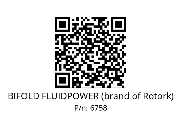   BIFOLD FLUIDPOWER (brand of Rotork) 6758