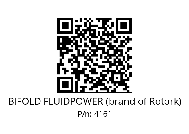   BIFOLD FLUIDPOWER (brand of Rotork) 4161