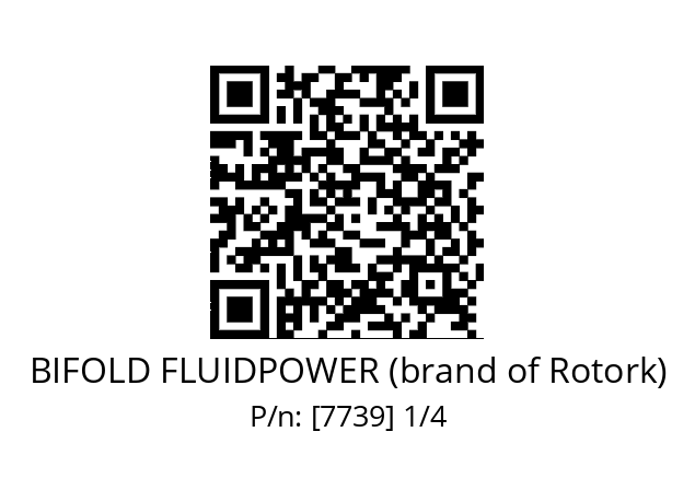   BIFOLD FLUIDPOWER (brand of Rotork) [7739] 1/4