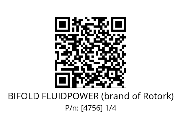   BIFOLD FLUIDPOWER (brand of Rotork) [4756] 1/4