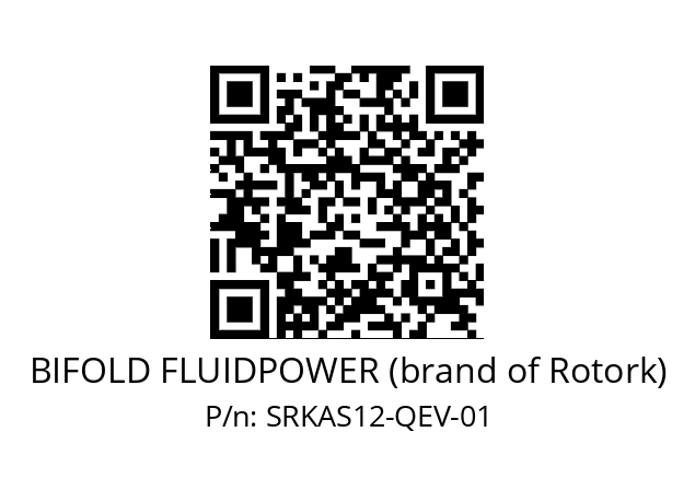   BIFOLD FLUIDPOWER (brand of Rotork) SRKAS12-QEV-01