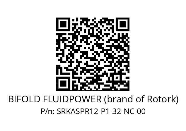   BIFOLD FLUIDPOWER (brand of Rotork) SRKASPR12-P1-32-NC-00