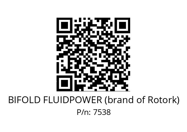   BIFOLD FLUIDPOWER (brand of Rotork) 7538