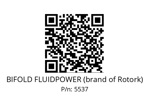   BIFOLD FLUIDPOWER (brand of Rotork) 5537