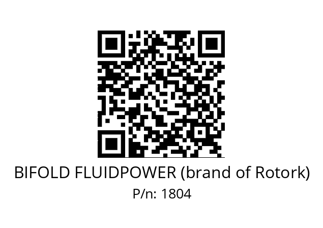   BIFOLD FLUIDPOWER (brand of Rotork) 1804