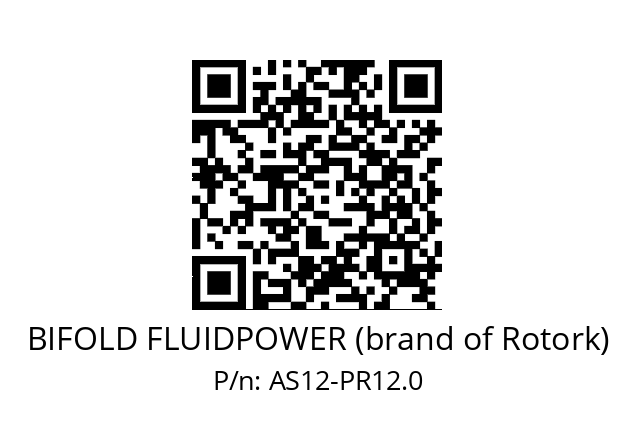   BIFOLD FLUIDPOWER (brand of Rotork) AS12-PR12.0