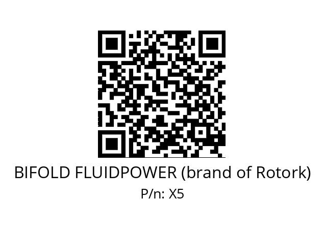   BIFOLD FLUIDPOWER (brand of Rotork) X5