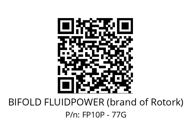   BIFOLD FLUIDPOWER (brand of Rotork) FP10P - 77G