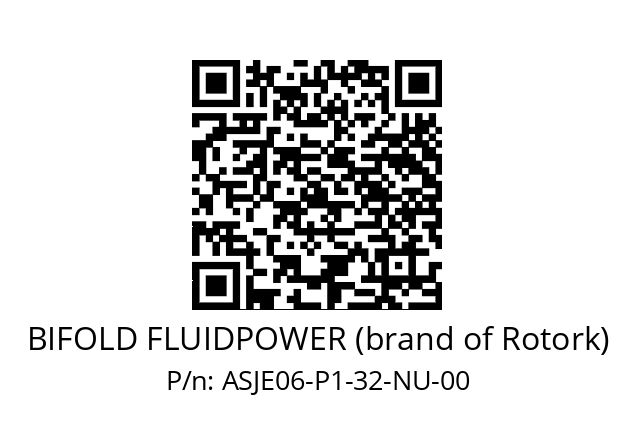   BIFOLD FLUIDPOWER (brand of Rotork) ASJE06-P1-32-NU-00