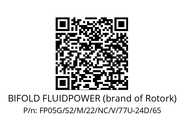   BIFOLD FLUIDPOWER (brand of Rotork) FP05G/S2/M/22/NC/V/77U-24D/65