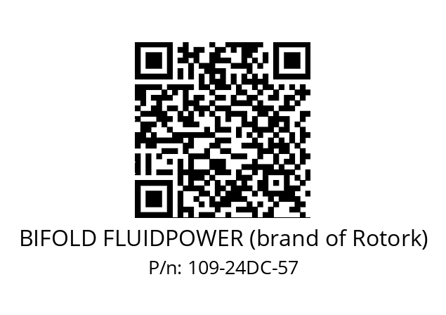   BIFOLD FLUIDPOWER (brand of Rotork) 109-24DC-57